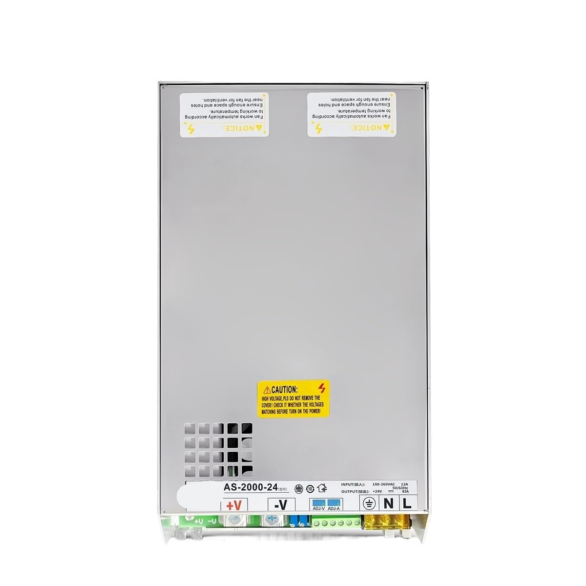 AARTERZZA 2000W AC-DC AS Series SMPS Switching Power Supply, Input 180-260V, Output 24V Adjustable