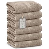 HomeBurg Luxe Set de 6 Toallas - Algodón Suave & Absorbente, Secado Rápido,...