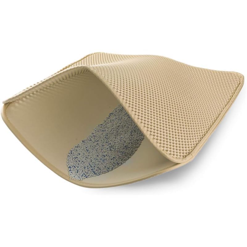 Image of Cat Litter Mat 30 cm x 30 cm (Beige)
