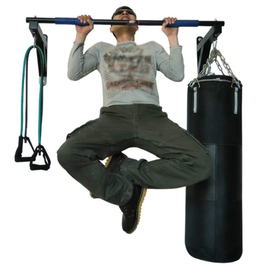 Pull up Bars GYHOME Parete, Barra Orizzontale Sospesa per Corridoio Multifunzione, Fascia di Resistenza E Staffa per Boxe, Carico 200 kg