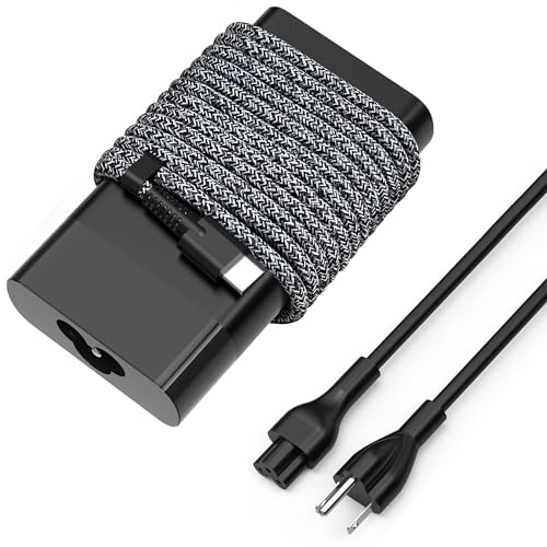 Skyvast Slim 65W USB-C Laptop Charger Compatible with HP EliteBook 840 830 850 640 650 G7 G8 G9 G10 ProBook 440 450 G8 G9 Spectre Chromebook x360 Durable Braided Type C Travel AC Adapter Power Supply