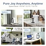 Ecoviva Countertop Reverse Osmosis Water Filtration System, Portable RO Water Filter Purifier with 4 Stage Filtration, 3:1 Pure to Drain, TDS Monitor, Faster Delivery Flow, Plug and Use - White - Image 8