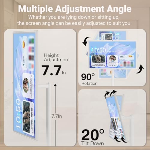 Image of 21.5 inch /24 inch /27 inch /32 inch Commercial LCD Touchscreen Monitor, Digital Signage Display, Android 12 /13, Adjustable Stand, Long-Lasting 7800 /8000 /15000mAh Battery