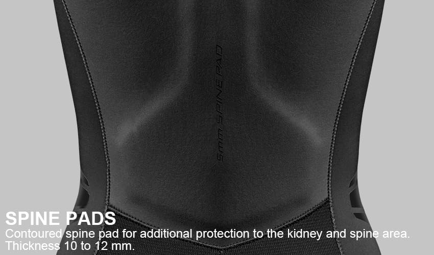 Waterproof Mens W8 7mm Front-Zip Wetsuit - Image 4