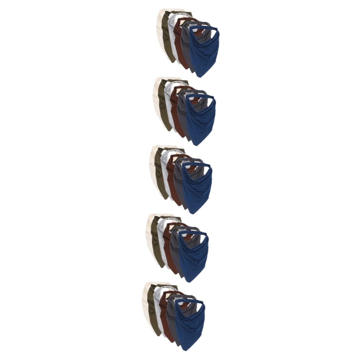 ifundom 5 Series Pañuelo De Cabello Elástico Para Mujeres Y Niñas Accesorio De Moda Y Cómodo Para Peinados Y Ocasiones 6 Piezas X 5