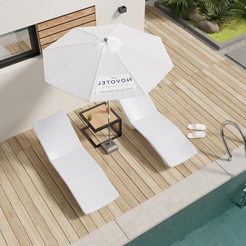 Image of in Pool Lounge Chairs, Pool Lounge Chairs, Use in Pools with Shelves Up to 12 Inches Deep, Weather-Resistant Design,Tanning Chairs for Sun Shelves, Poolside & Beach Lounge for Outdoor Relaxation (4)