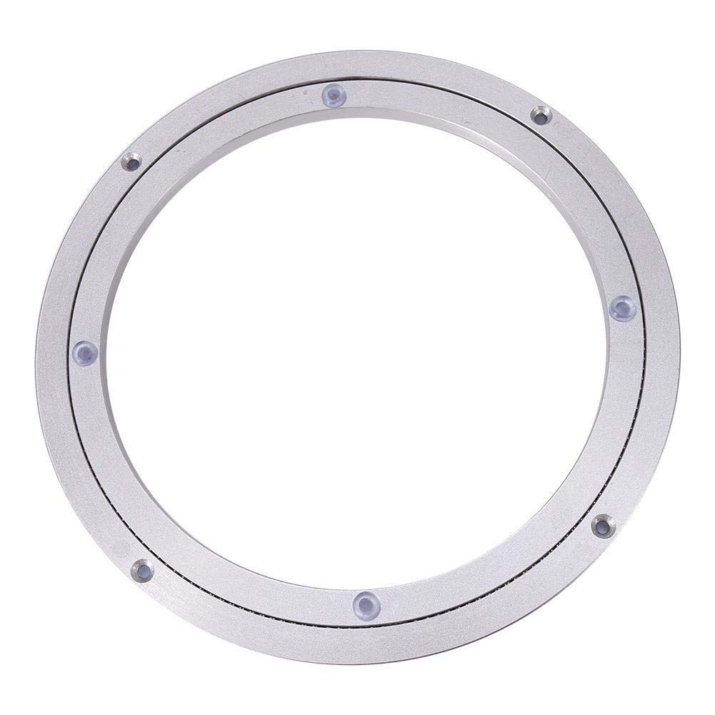 Plaque pivotante robuste avec roulement table ronde en aluminium lisse