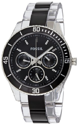 Fossil Women's ES2797 Stella Black Dial Watch