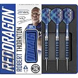 RED DRAGON Robert Thornton Seniors World Champion Cobalt SE Premium Tungsten 26 Gramm Darts mit Flights und Stielen