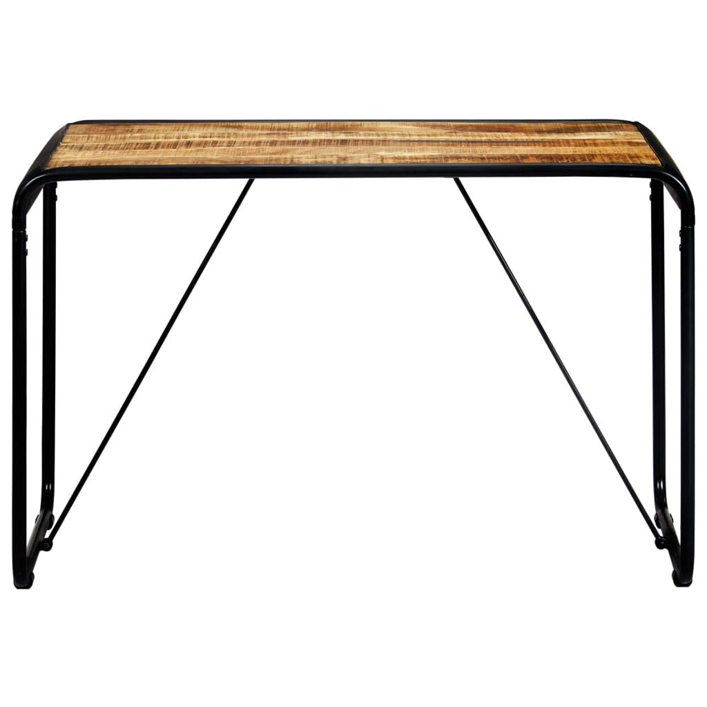 Tavolo da pranzo in legno di mango massiccio 118x60x76 cm con gambe in