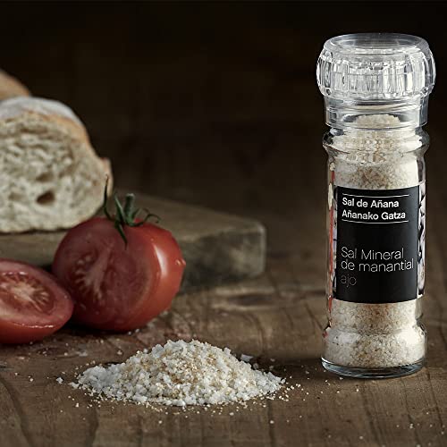 Sel minéral de source avec broyeur à ail, 75 gr Cover