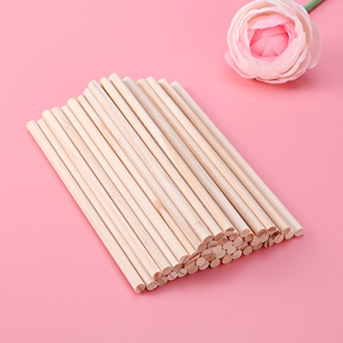 WINOMO 100 pezzi 30 x 0,6 cm legno bacchette per