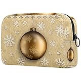 TOP-QUALITÄT: Hergestellt aus einem wiederverwendbaren EVA-Material, haltbarer, leichter und weicher als PVC. Der robuste Hochleistungsreißverschluss hält Ihre Artikel sicher und bietet lang anhaltende Funktionalität.