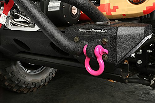 Rugged Ridge 11235.09 D-Ring Shackle Kit, 3/4 Inch, Pink, Steel, Pair #TOP6