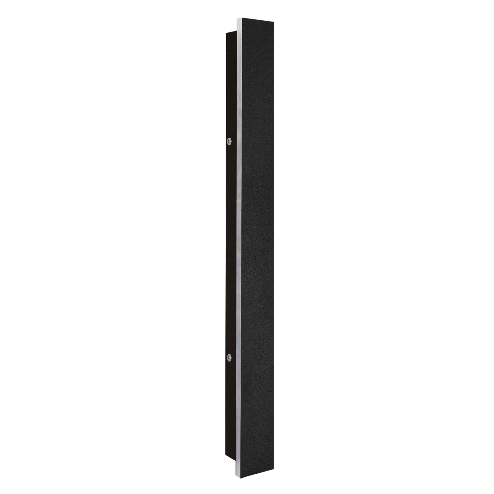 Ketom Applique da Esterno/Interno Moderno Nero, Impermeabile IP65 | Lampada da Parete Esterno LED, Metallo Lineare Lunga Barra LED, per Balcone Giardino Veranda Via, Bianco Caldo 30000K, 60cm