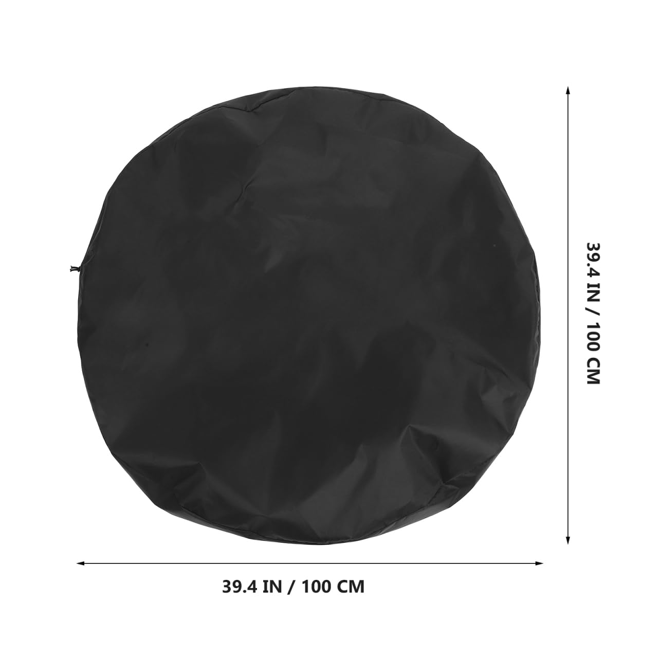 VICASKY Housse de protection ronde en tissu Oxford de 100 cm de diamètre - Résistante aux intempéries - Pour braseros de jardin et tables de barbecue en plein air