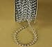 Dreampartycreation 6mm Faux Pearl Plastic Beads on a String Craft 12 Yards Roll (SILVER)