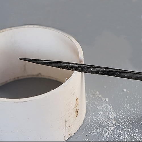 Miniatura 5 de Juego de 10 limas de agujas sin asas, lima de patrón suizo de 5.5 pulgadas, doble corte con dientes medianos, ideal para trabajos precisos y