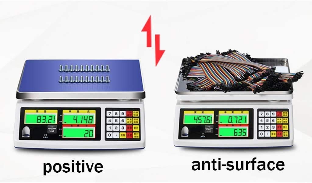Elektroniczne ważenie o wysokiej precyzji kuchnia jedzenie stal nierdzewna liczenie przemysłowy wyświetlacz LED o wysokiej rozdzielczości do fabryk kuchennych detalicznych sklepów