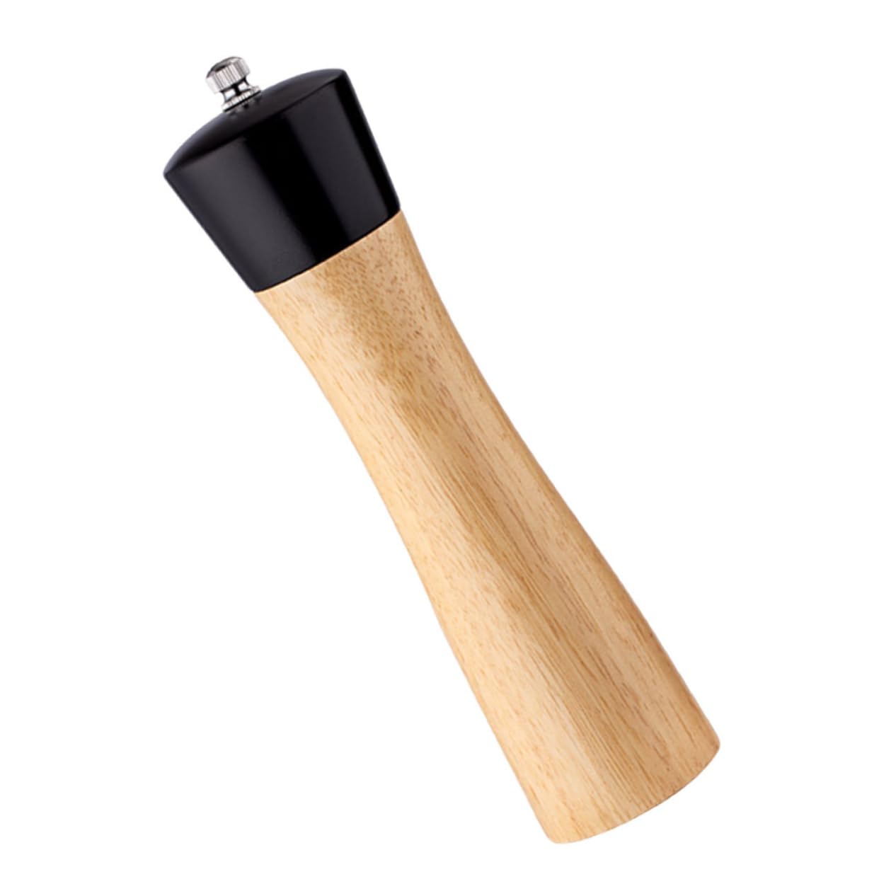 Moulin à poivre manuel compact en bois saupoudreuse à épices