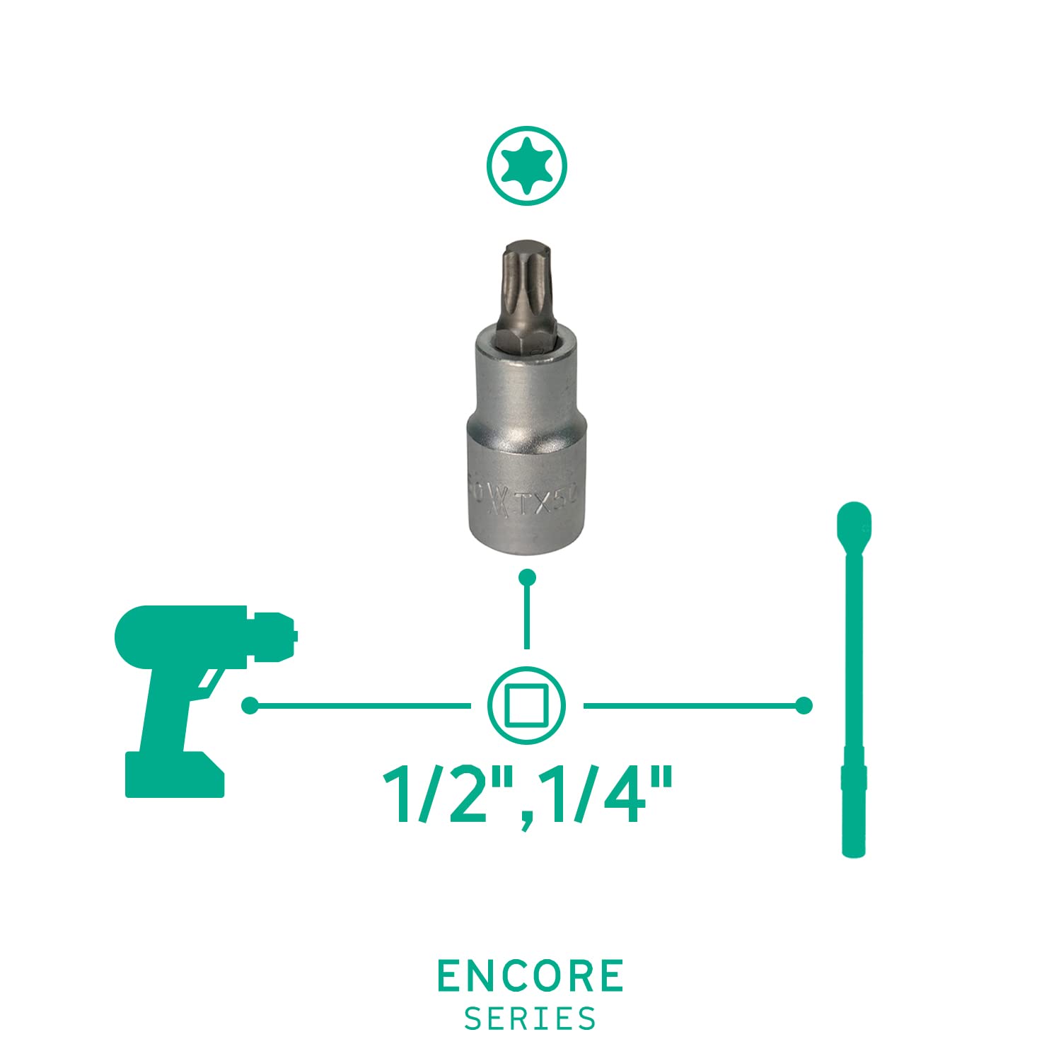 WIESEMANN 1893 Zestaw nasadek bitowych odpowiedni do Torx