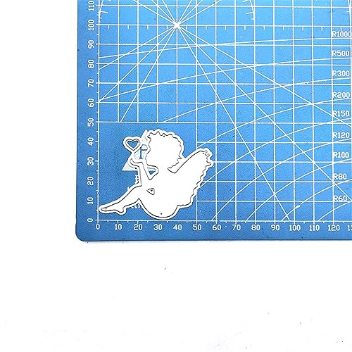 Bianriche Fustelle in metallo a forma di angelo