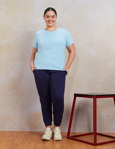 Image of Amazon Brand - Symbol Women Ankle Lenght Regular Fit All-Season Jogger Track Pant (Available in Plus Sizes)