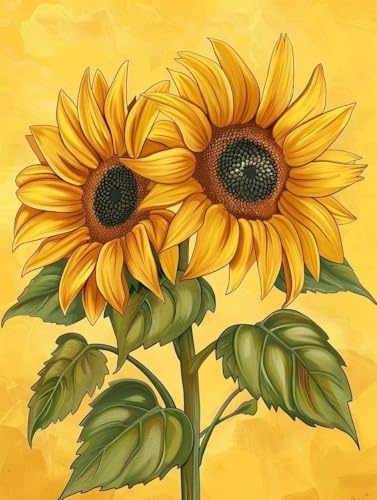 Diamond painting tournesol 5D à offrir aux amateurs de DIY