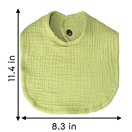 Ultra Soft stylish and Absorbent Muslin baby bibs Unisex 6 pack of Organic Cotton baby bibs for Bandana drooling and teething2