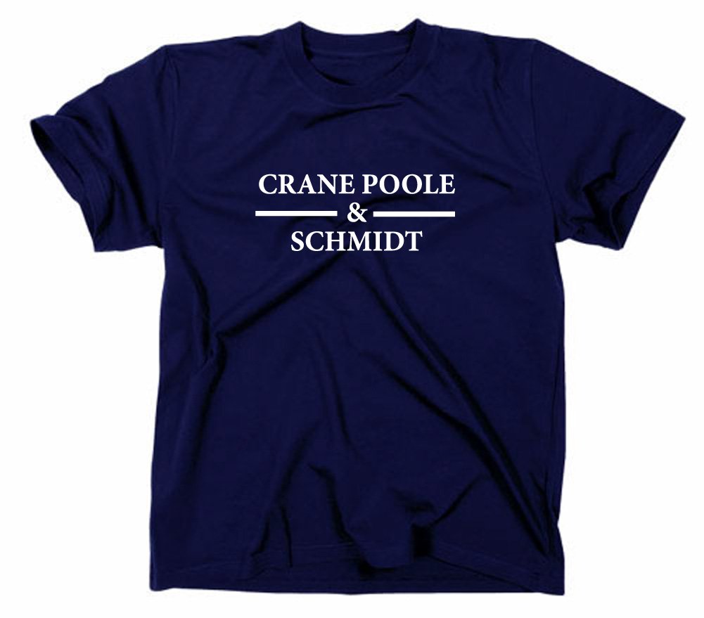Styletex23 Men's Blue Crane Poole & Schmidt Logo T-Shirt, Navy M