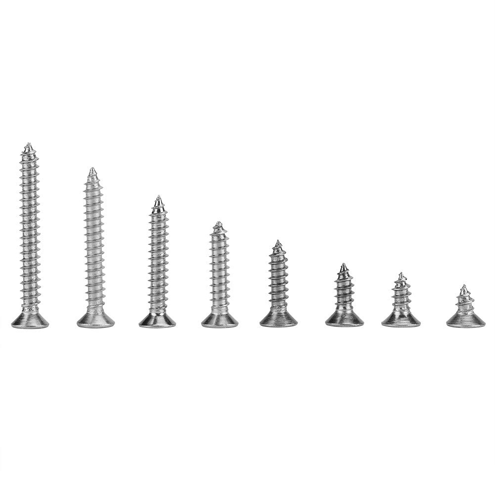 200 Piezas Tornillos De Cabeza Plana Phillips Tornillos