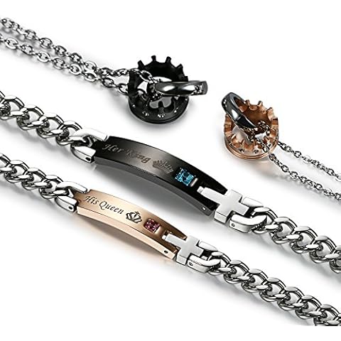 Flongo Parure Couple Acier Inoxydable Cover