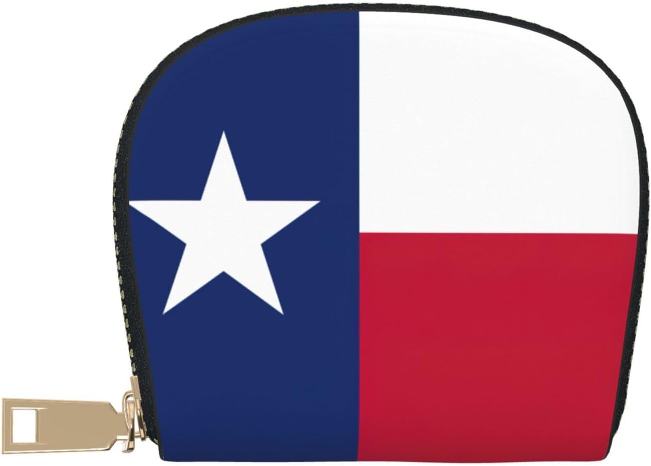 Flag of Texas print Wallet Credit Cards Holder Business Card Case for Men Women Compact Size for Adults