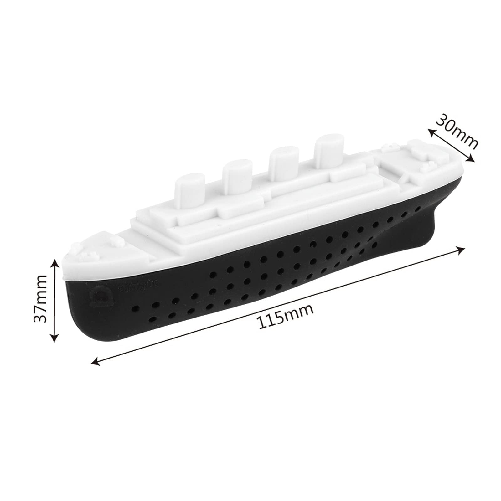 Colador de té con forma de barco, difusor creativo, bolsa de té, filtro de hierbas, juego de té de silicona