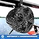 Pyle Lautsprecher Boxen 1000W Wetterfest, 2-Wege Lautsprecher Auto mit Universalhalterung, Passive Stereo Speaker Indoor & Outdoor, Bassbox Kompakt & Hohe Leistung, 2er Set, Koaxial Sprecher Schwarz