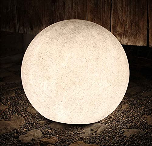 Palla da giardino luce GlowOrb pietra 45cm Ø E27