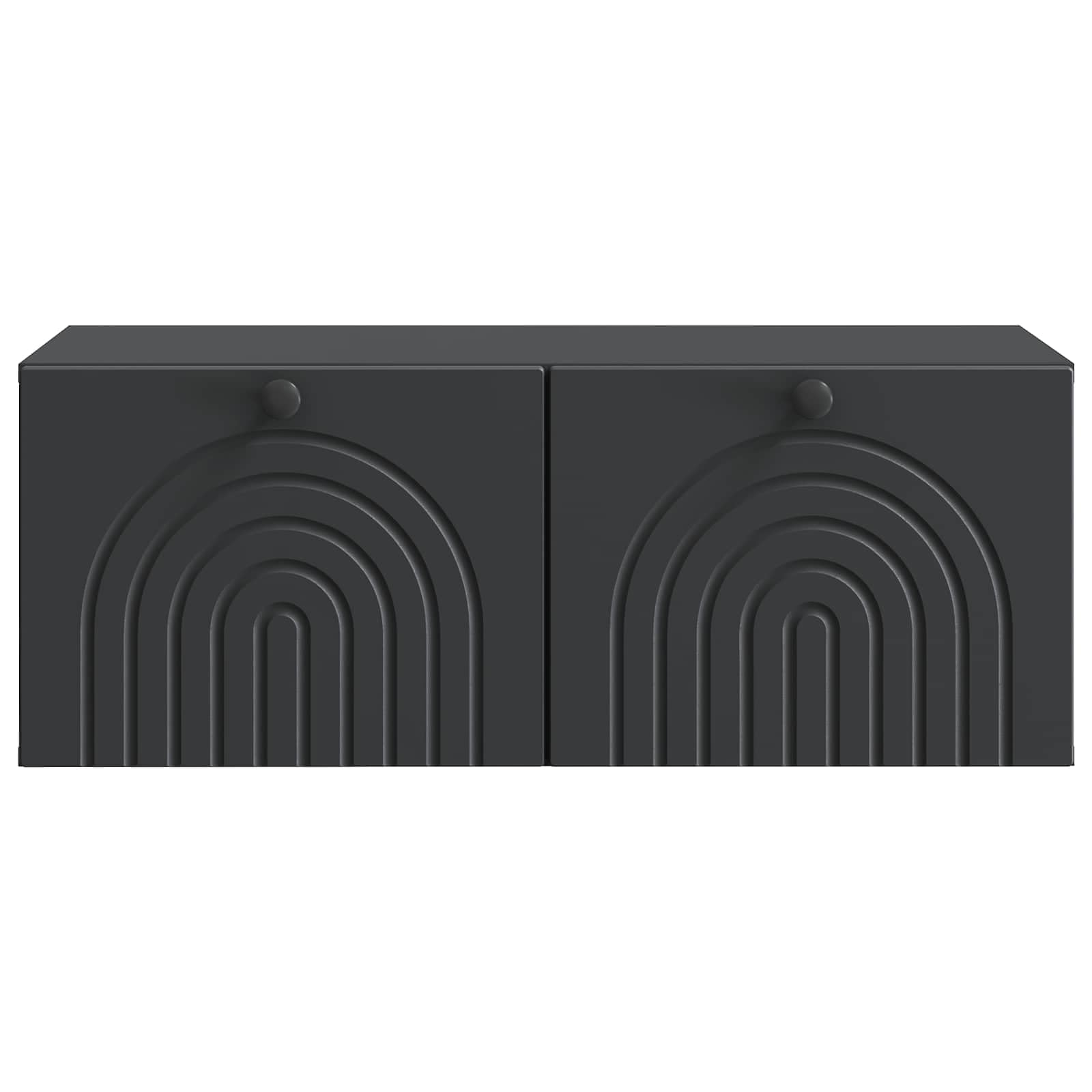 Mobile TV da parete, 78,5 x 41 x 30 cm, colore nero