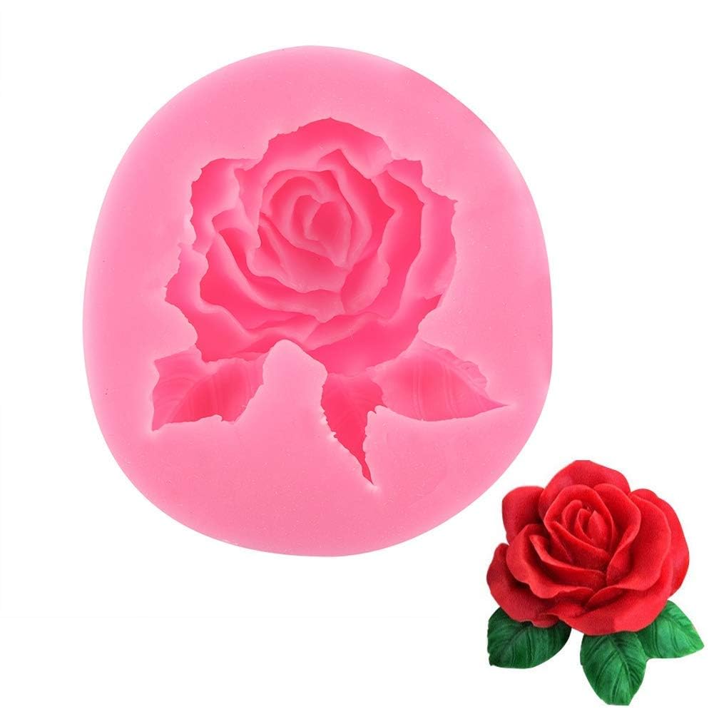 2 Stampi Rotondi In Silicone Per Sapone A Forma Di Fiore, 7x7x3,3 Cm, Per Resine, Candele, Cioccolato E Ghiaccio - 2