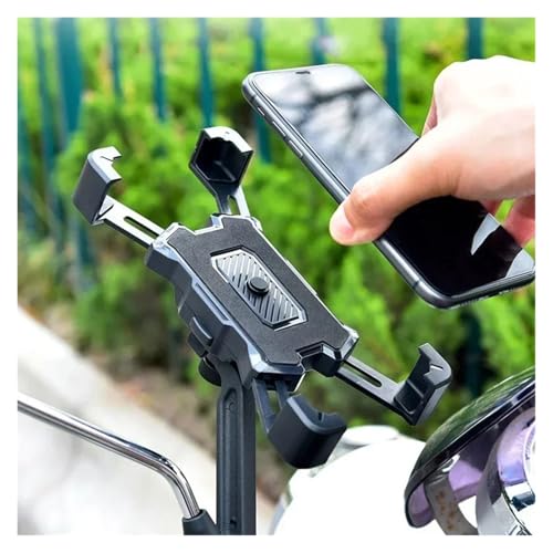 Navigation mobile sur véhicule électrique avec support guidon rouge - 2