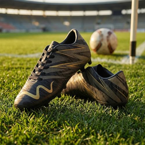 Image of Football Nexa Shoes for Men | PVC Synthetic Leather Upper | Lightweight Sports & Training Footwear