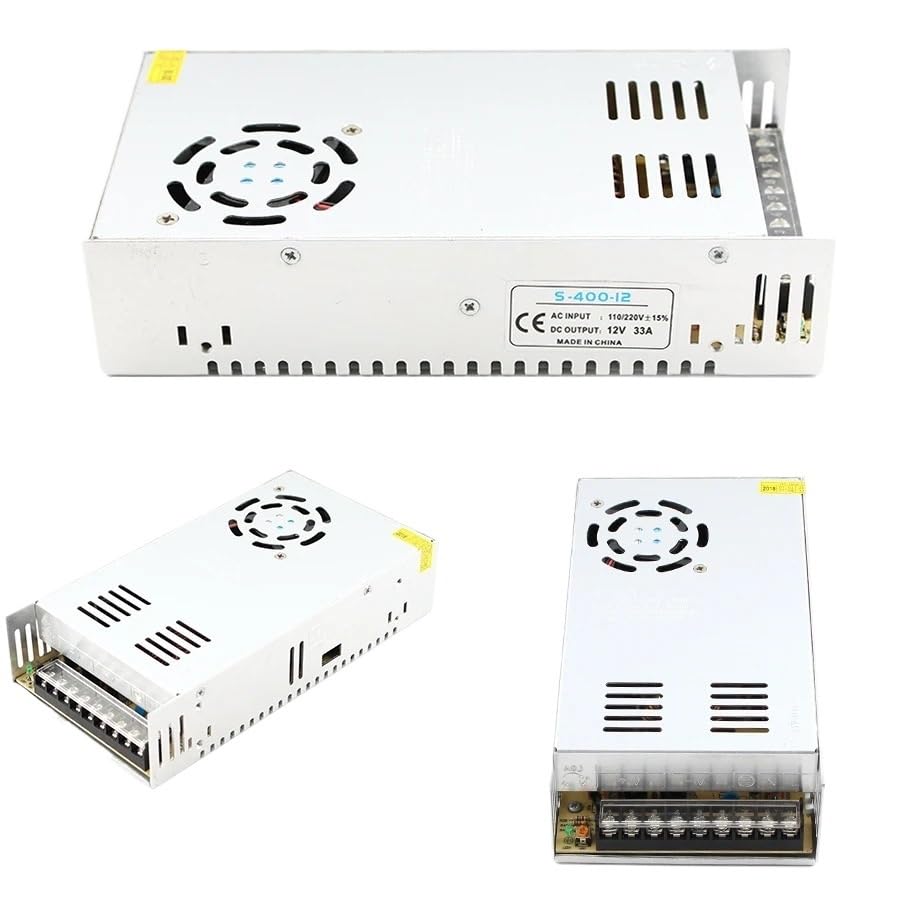 1PCS AC DC 12V Switching Power Supply AC-DC SMPS 220V to 12V Source Power Supply 12 V 3A 5A 10A 12A 15A 20A 30A (Color : 12V 25A)