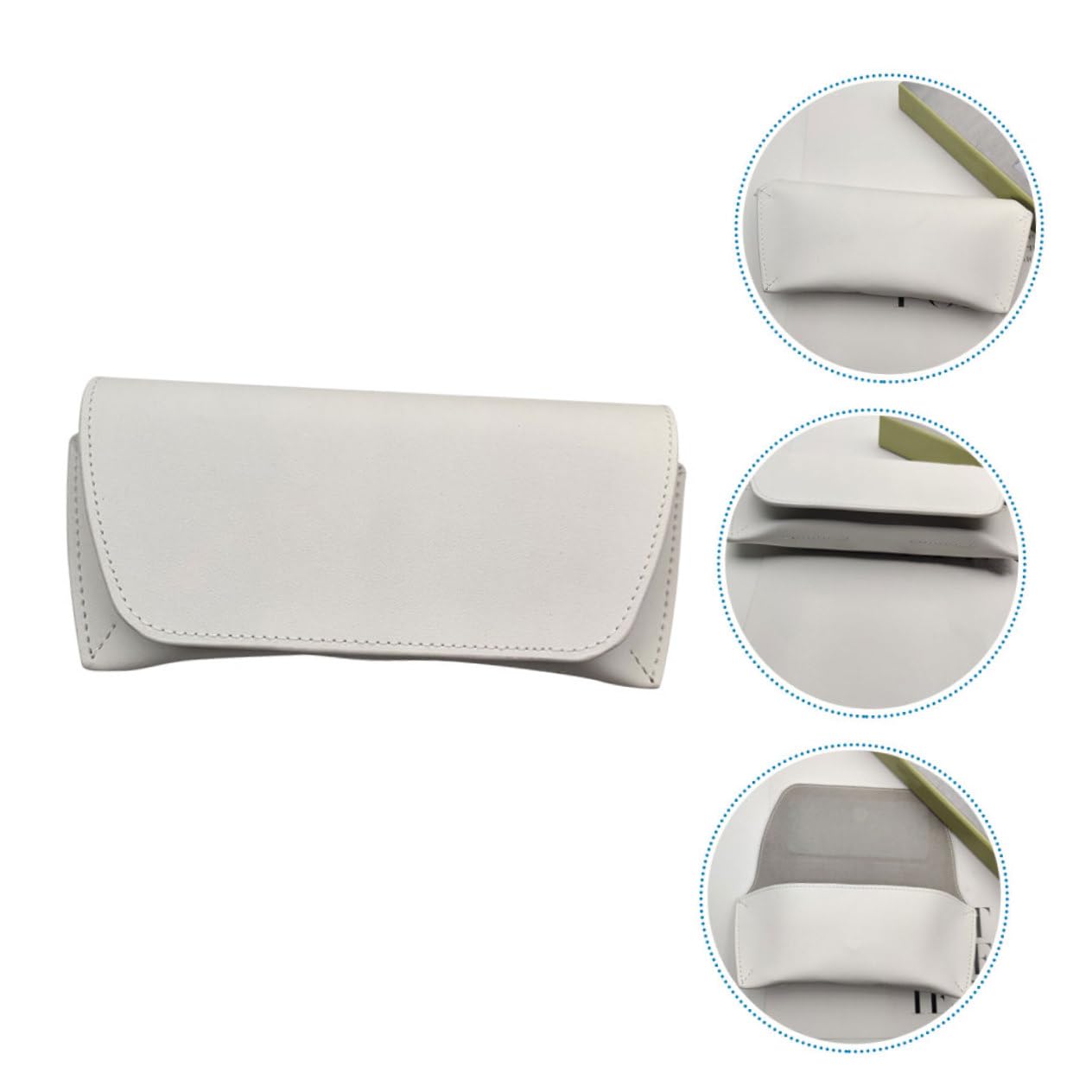 Healeved funda protectora gafas Estuche gafas de sol con tapa exprimible portátil bolsa estuches gafas de mujer estuche de anteojos mujer