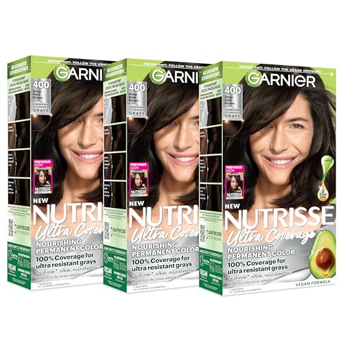 Garnier Nutrisse Ultra Coverage Hair Color, Permanent Hair Dye for
