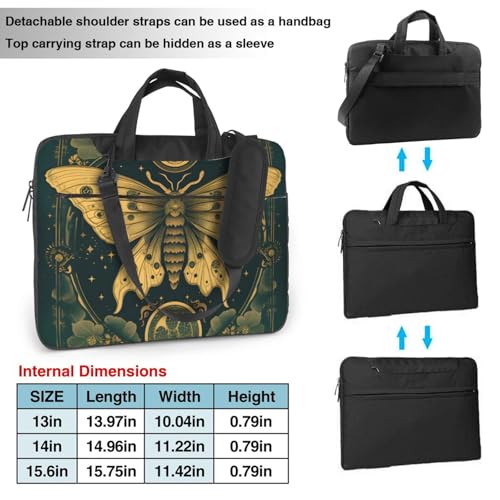Bolso vintage para laptop 15.6 pulg impermeable miniatura 4