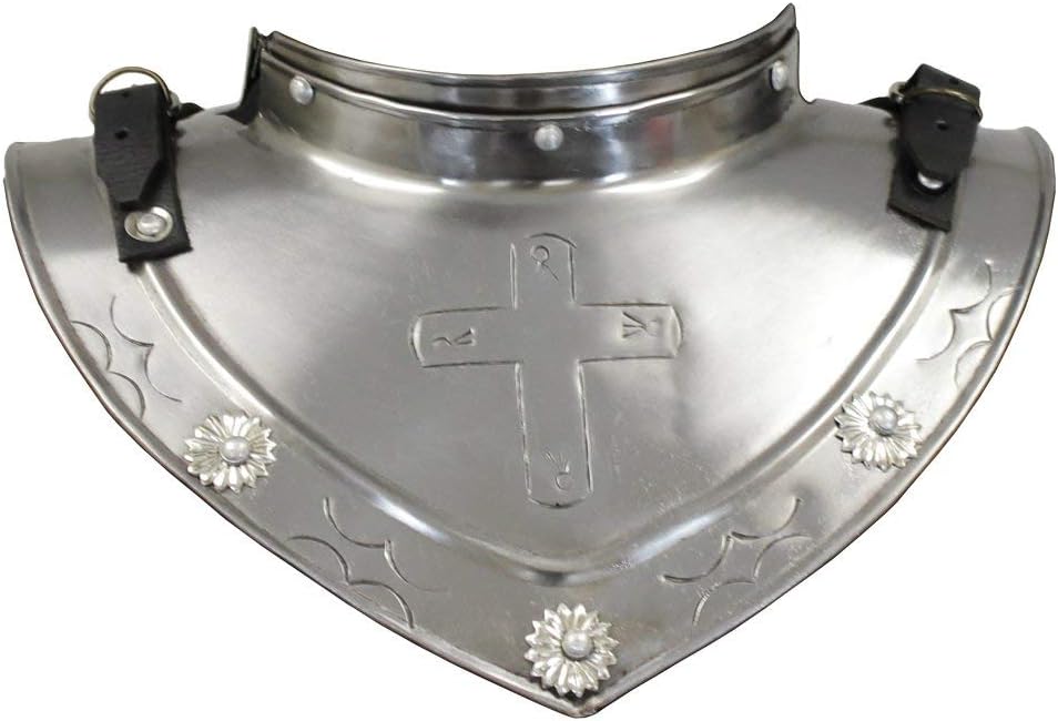 NauticalMart Plate Gorget Steel Knight Templar Medieval Metal Neck Armor