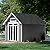 Handy Home Products Tribeca 10x12 Do-It Yourself Wooden Storage Shed with Floor