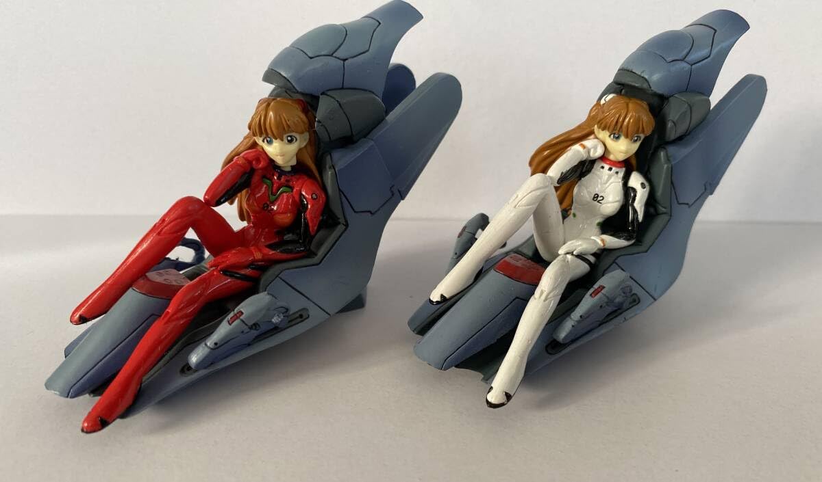 新品　未開封　美女フィギュア　レッドスーツ　車椅子　自信ないですエヴァ　アスカ EVAGIRLS アスカ｜その他｜海洋堂