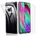 Produktbild ILUXUS Kompatibel mit Samsung Galaxy A40 Hülle und Panzerglas, [1 Handyhülle + 2 Panzerglas], Schutzfolie Glas 9H & Soft Silikon Bumper Cover Handyhülle für Samsung Galaxy A40 - Transparent
