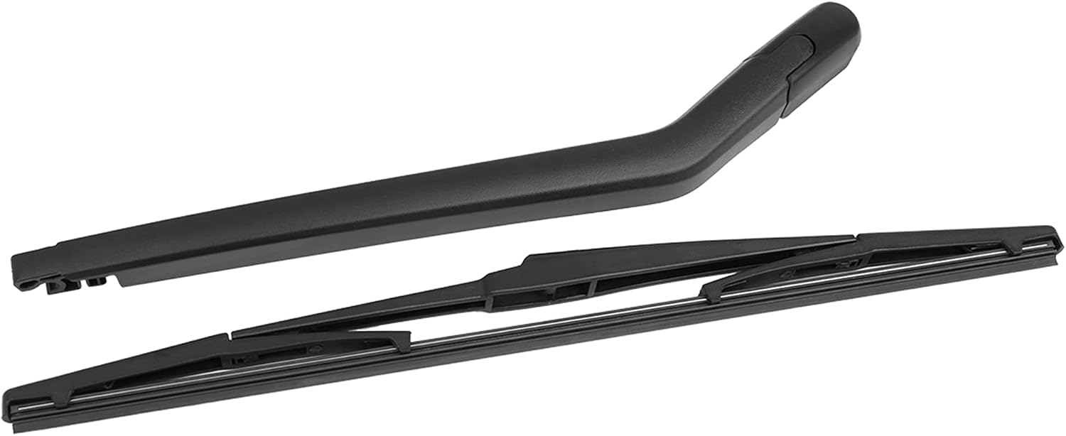 X AUTOHAUX Rear Windshield Wiper Blade Arm Set for Toyota Corolla Hatchback 01-06