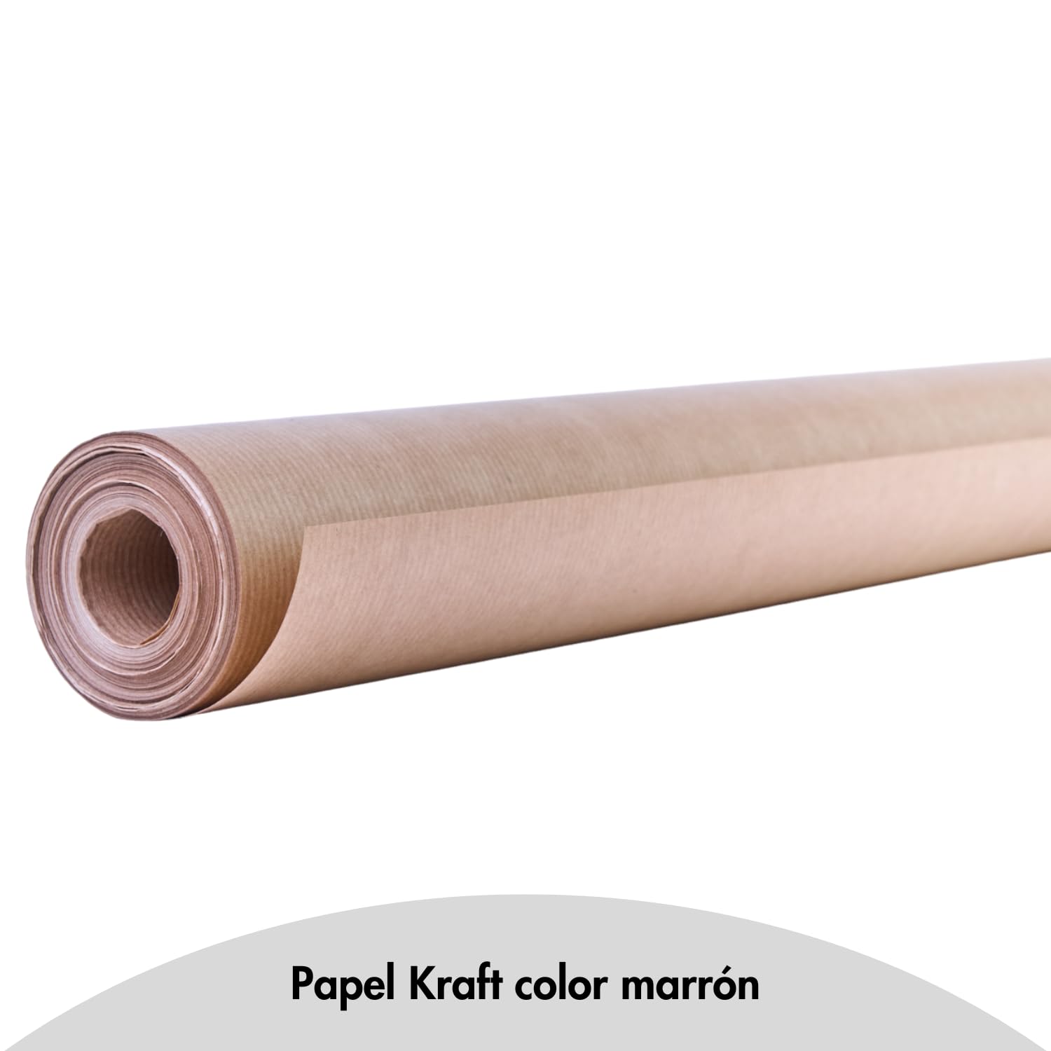 Dohe - Kraft Paper Roll 100 cm x 25 m - 60 g/m², Color Brown, ECO: 100% Recycled Paper, Packaging & Shipping - Office Supplies - Image 3